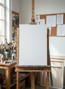 buy 8x10 white canvas with frame online in India